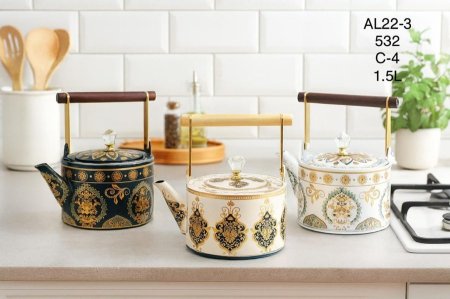 ابريق شاي مرسم 1.5 لتر